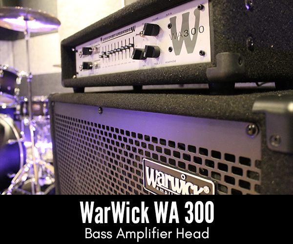 ห้องซ้อมดนตรี STUDIO Encrypt Bass Amplifier Head WarWick WA-300